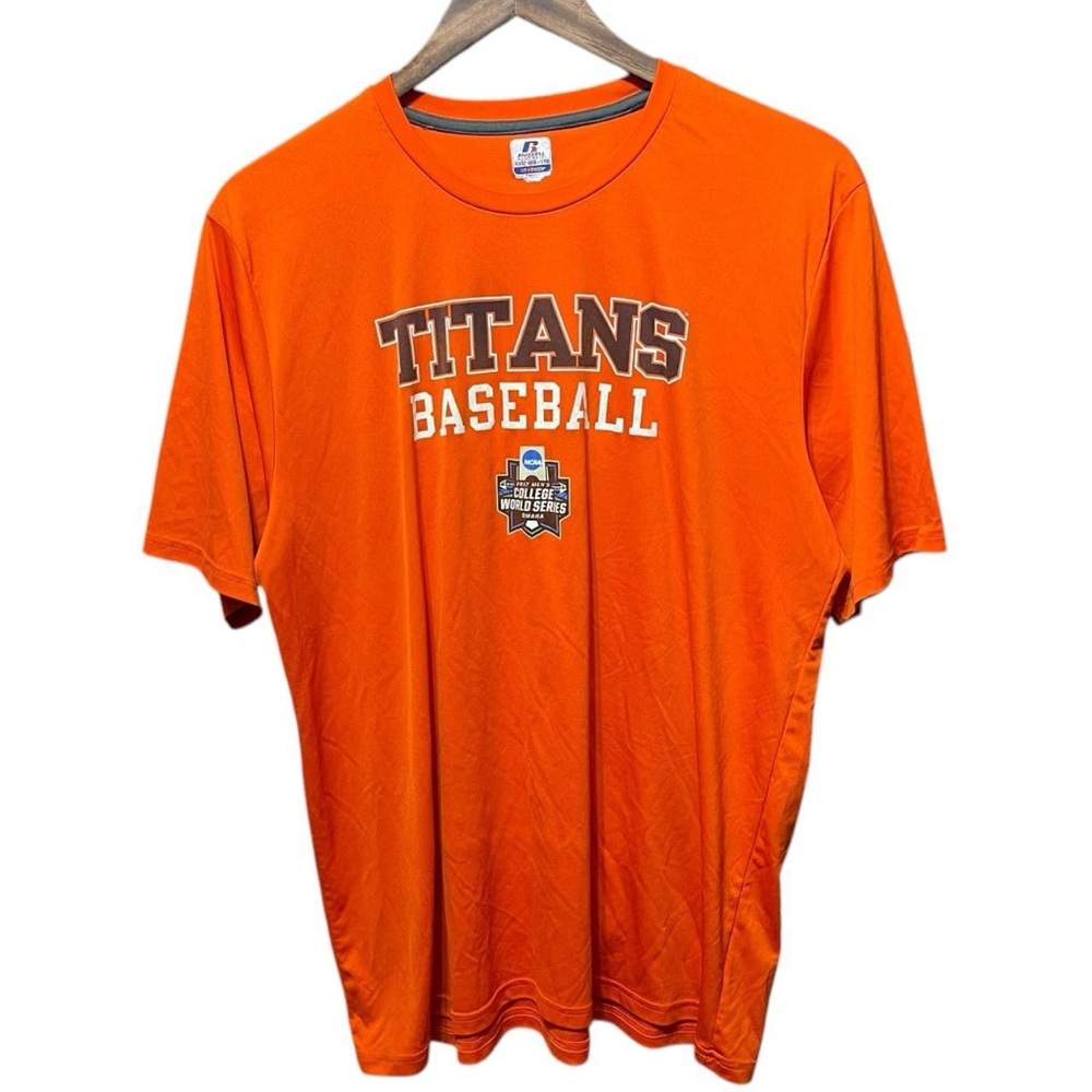 California State University Titans 2017 college World Series baseball sports tee - Picture 1 of 5